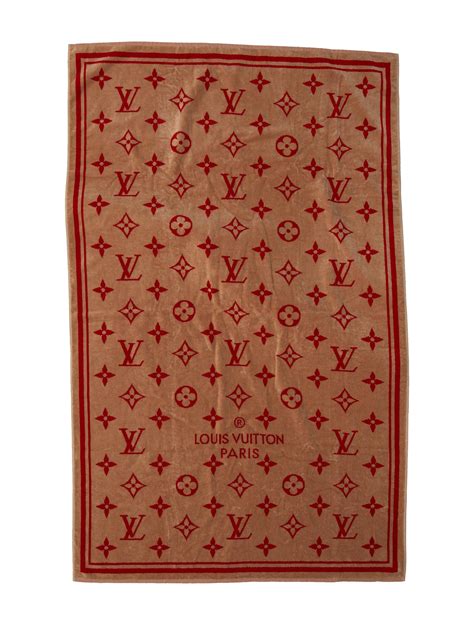 lv beach towel|louis vuitton bath towel set.